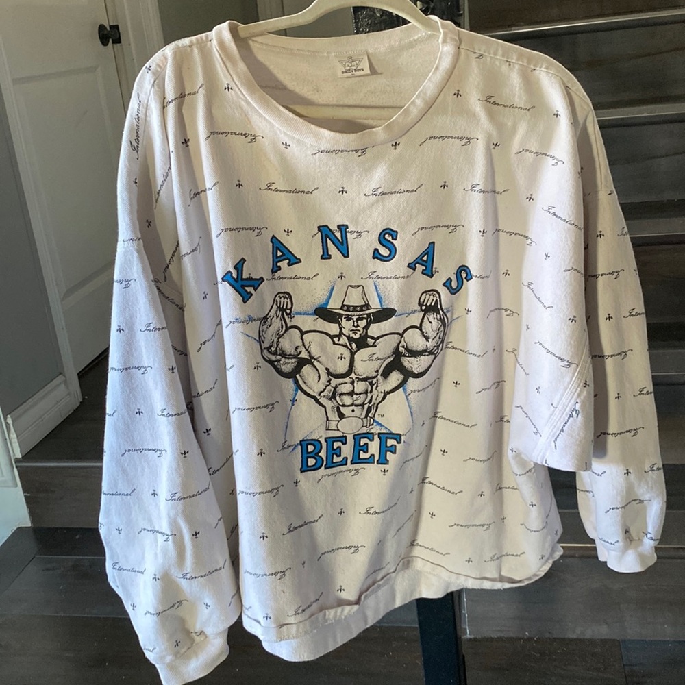 Kansas beef sweatshirt men’s XL
